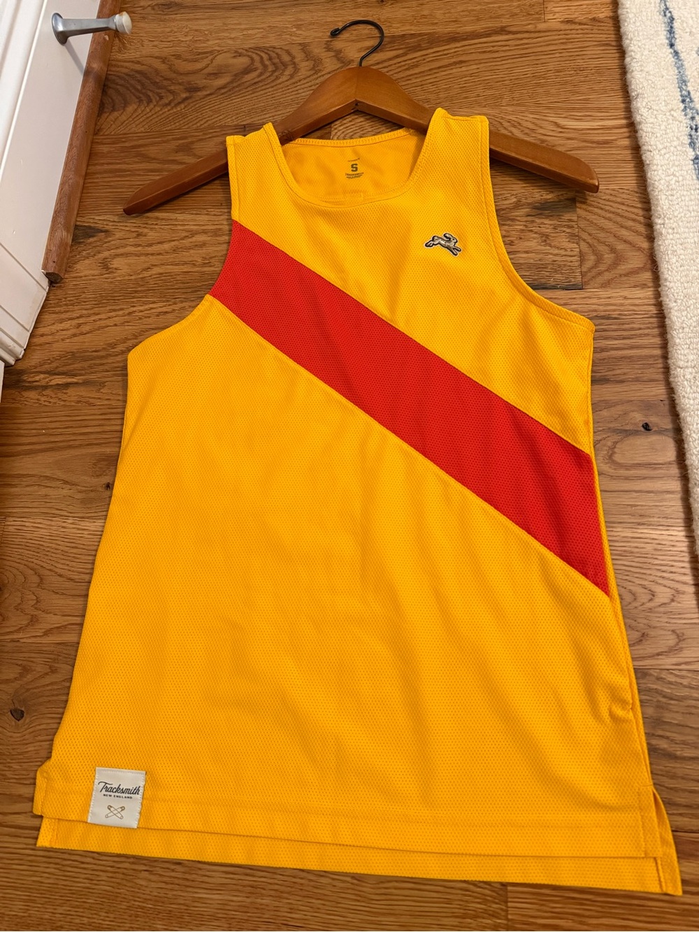 Tracksmith Women's Van Cortlandt Singlet Marigold Size Small